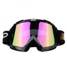 Motor ATV Pelindung Motor Trail Goggles Eyewear Ski Goggle Colorful Clear Lens (Hitam)-Intl