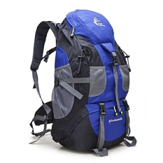Multifungsi Outdoor Backpack 50L Unisex Daypack Tas untuk Traveling Hiking Backpacking Warna: Biru-Intl