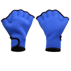 Sarung Tangan Renang Berselaput Neoprene Tangan Sarung Tangan Pelatihan Dayung 1 Pasang L Biru