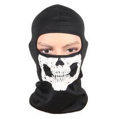 Baru Masker Tengkorak Kepala Wajah Balaclava Kepala Masker Gator Hood Hitam-Intl