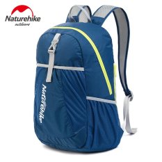 NH Outdoor Sport Travel Mountaineer Hiking Climbing Portable Ultralight Folding Waterproof Tas Ransel 5 Warna-Dark Blue