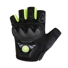 NiceEshop Berguna dan Keren Ventilasi Sarung Tangan Motocross Enduro Racing MTB BMX Sepeda Bersepeda Sarung Tangan (Hijau Hitam, XL) -Intl