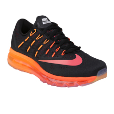 Nike Air Max 2016 Sepatu Lari Pria - Black/Multicolor Noble Red/Total Crimson