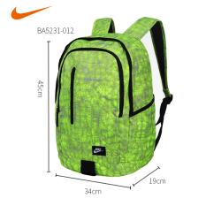 Nike ba5274 luar ruangan asli untuk pria dan wanita mahasiswa ransel komputer bahu tas sekolah