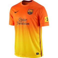 Nike Jersey Away SS FC Barcelona - Oranye/ Kuning