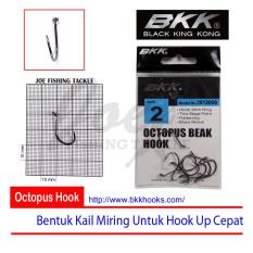 Obral Murah BKK Size 2 Octopus Beak Hook - Mata Kail Pancing Tajam & Kuat