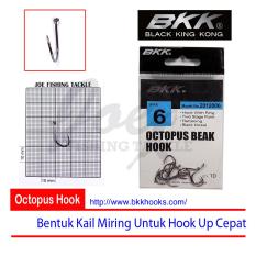 Obral Murah BKK Size 6 Octopus Beak Hook - Mata Kail Pancing Tajam & Kuat