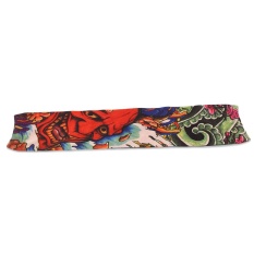 Oscar Store Tattoo Sleeves Motorbike Cycling Outdoor Sports Sunscreen Nylon Festival Arm - intl