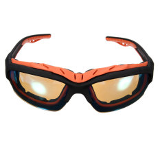 Outdoor Olahraga Bersepeda Sepeda Sepeda Berkendara Sun Kacamata Kacamata UV400 Lens Black Frame Lensa Kuning (Intl)