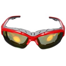 Outdoor Olahraga Bersepeda Sepeda Sepeda Berkendara Sun Kacamata Kacamata UV400 Lensa Bingkai Merah Kuning Cerah Lensa