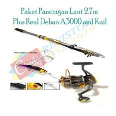 Paket Pancingan Laut Joran Yuelong 2.1m Plus Reel Debao DB3000A