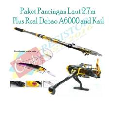 Paket Pancingan Laut Joran Yuelong 2.7m Plus Reel Debao DB6000A