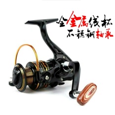 PALIGHT 12 + 1 Bearing Logam Spool Surf Casting Spinning Seri Metal Rocker Reel Fly Fishing Line Roda