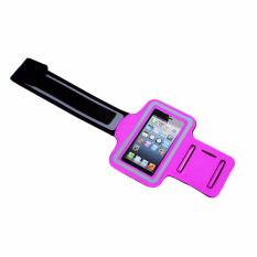 PALIGHT Armband untuk Menjalankan Sport Exercise Gym Arm Band Sleeve Case untuk IPhone 4/4 S/5/ 5 S (ukuran: 4.7 Inci Warna: Naik Merah)-Intl