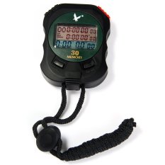 PC930 3 Baris 30 Kenangan Warna LCD Elektronik Stopwatch dengan Fungsi Alarm Kalender