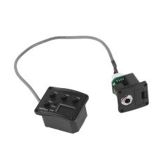 Pickup Preamp 3 Band EQ Equalizer Tuner Sistem untuk Folk Gitar Akustik-Internasional