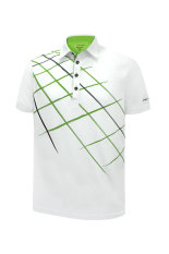 PIN HIGH Baju Golf Patrick – White GreenGrass