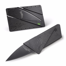 Pisau Lipat Mini Kecil Kartu ATM Credit Card Sinclair knife Stainless Steel EDC