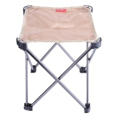 Kursi Lipat Portabel Mini Aluminium Alloy Outdoor Fishing Camping Chair (Khaki)-Intl