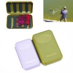 Portable Tahan Air Memancing Katrol Umpan Pancing Kait Tempat Penyimpanan Penutup Kotak