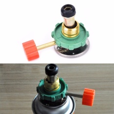 Propane Refill Adapter Tabung Gas Tank Coupler Heater untuk Camping Hunting-Intl