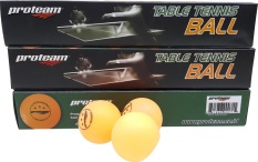 Proteam Bola Pingpong & Tenis Meja - Isi 6 - Kuning