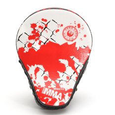PU Kulit Tinju Kick Tangan Target Pukulan Sarung Bantalan Fokus MMA Muay Thai Latihan-Intl