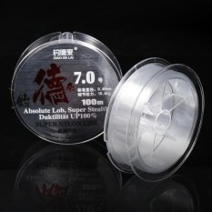 Qimiao 100 M Monofilamen Tahan Abrasi Pancing Tali, unggul Mono Garis Ikan Nilon Bagus untuk Air Tawar dan Air Asin Nomor Baris 4.0-Internasional