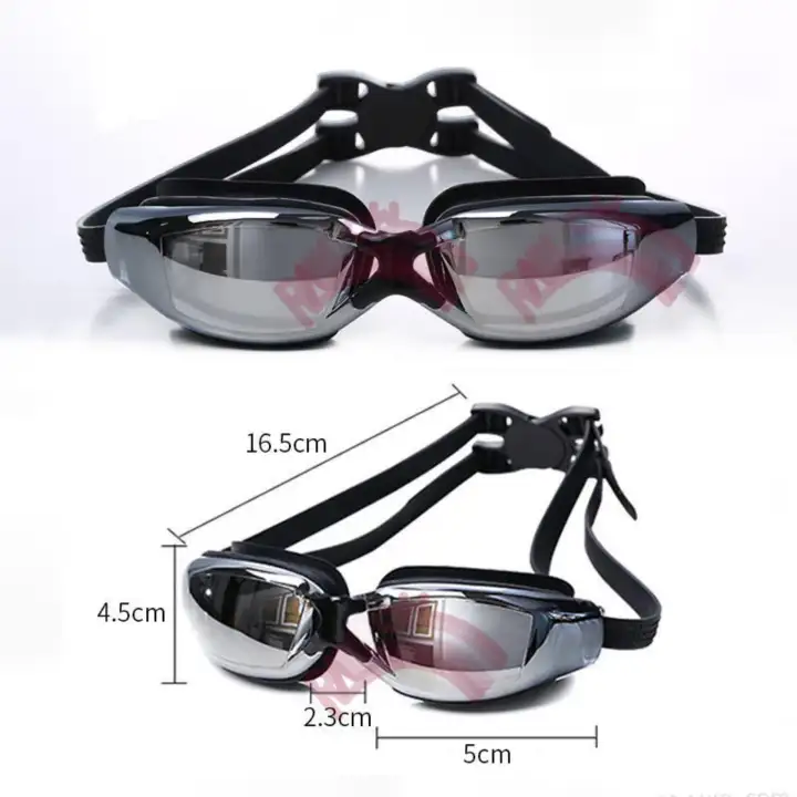 swimming with glasses