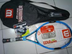 Raket Tennis Wilson Hyper Hammer H6 Blue + Tas