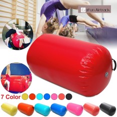 Red Inflatable Air Roller Home Small Gymnastics Cylinder GYM Gymnastic Beam 100cm US - intl