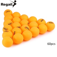 REGAIL 60 Hitungan 3 Bintang Latihan Tenis Meja Ping Pong Ball untuk Pelatihan Lanjutan (Kuning)-Intl