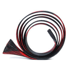 RIS 45mm Senar Pancing Diperluas Kabel Pelindung Lengan-Hitam