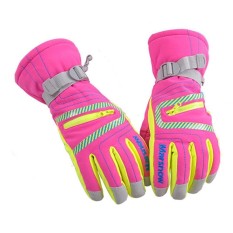 Robxug Esing1®Olahraga Luar Ruangan Musim Dingin Sarung Tangan Ski Gunung Tahan Angin Tahan Air Hangat Snowboard Di Bawah Nol Ski Sarung Tangan Sepeda Pria Sarung Tangan Wanita (S-XL)-Intl