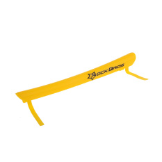 ROCKBROS Sepeda MTB PC Frame Protector Rantai Tetap Rear Fork Guard Cover (Kuning)