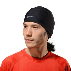 ROCKBROS Pria Bulu Musim Dingin Bersepeda Thermal Sepeda Sports-luar Room Topi Hitam
