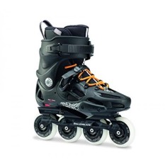 Sepatu Roda Twister 80 Twincam Ilq 7 Plus Bantalan Sepatu Roda, Hitam/Urban Orange Mens 10-Intl