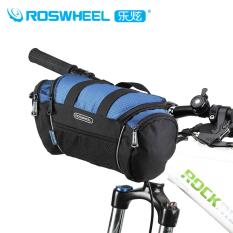 ROSWHEEL 600D Tas Sepeda Depan Bingkai Bersepeda Tas Multi-use Tas Sepeda Tas Stang, Biru