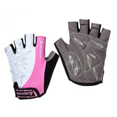 ROVOS Women’s Light Non-Slip Half Finger Gel Pad Cycling Gloves Breathable Mountain Biking Riding Gym Sport Gloves - intl