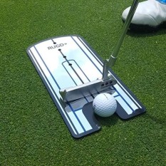 Rugd Olahraga: Geniune Putting Alignment Cermin-Alat Bantu Pelatihan Golf dengan 6-Inci Tempo Kelemahan Marker-Internasional