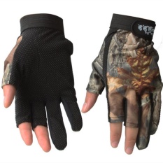 SA YANYI No Jari Sarung Tangan Bernapas Anti-Slip Memancing Sarung Tangan Outdoor Tahan Air Sun Sarung Tangan-Intl