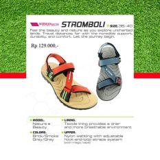 SANDAL GUNUNG - OUTDOOR -Stromboli Brick/Smoke Not Eiger- Consina