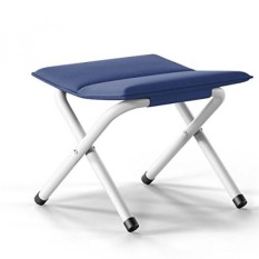 Sannix Portabel Lipat Stool untuk Perjalanan/Daki Gunung Ultralight Kompak Luar Ruangan Camp Kursi Bagus untuk Istirahat Istimewa Biru- internasional