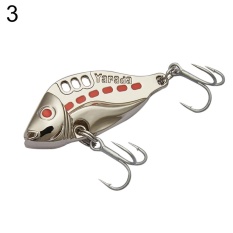 Sanwood® Alloy Hard Fishing Lure Buatan Lifelike Umpan Tajam Treble Hook Tackle Alat 15g (Silver) -Intl