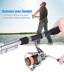 Sungai Danau Laut Stainless Steel Otomatis Ikan Fishing Rod Tiang 1.8 M