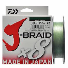 Senar Pancing PE Daiwa J-Braid PE-2 Ukuran 30 Lbs