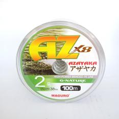 Senar PE Maguro Azayaka X8 G-Nature 100M PE 2 - 38 Lbs