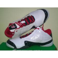 Sepatu Basket League Thunder White/Chinese Red/Black Size 47-48