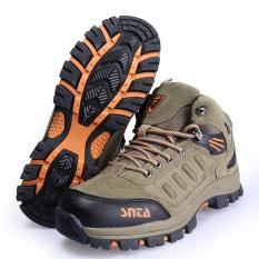 Sepatu Gunung/Trekking/Hiking/Adventure Merek Snta 467 Beige - Bbbaa6