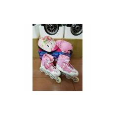 Sepatu Roda Anak Lengkap Helm Body Protektor Inline Skate